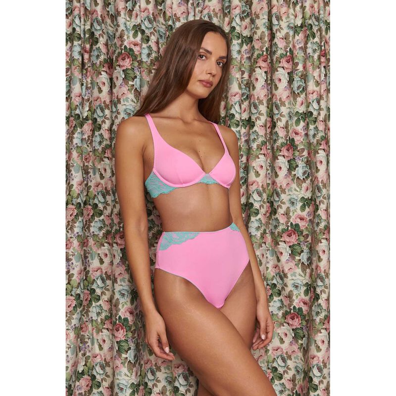 Dora Larsen Summer Scoop Neck Underwire Bra image number 2